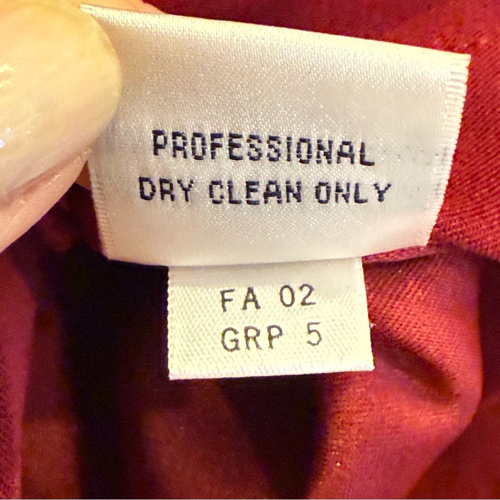 St. John Sport Crimson Vintage Military Inspired Blazer with Gold Accents sz S - Picture 11 of 13
